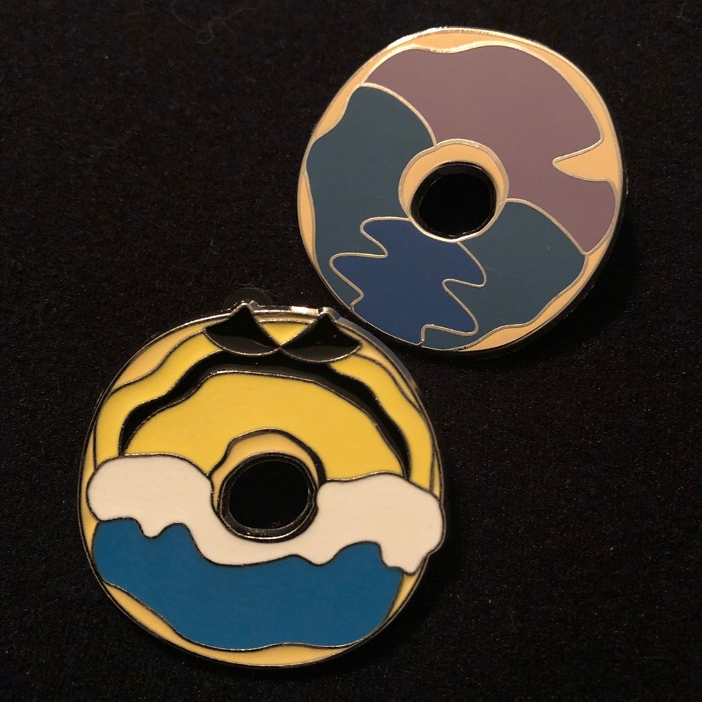 Disney Character Doughnut Pins
